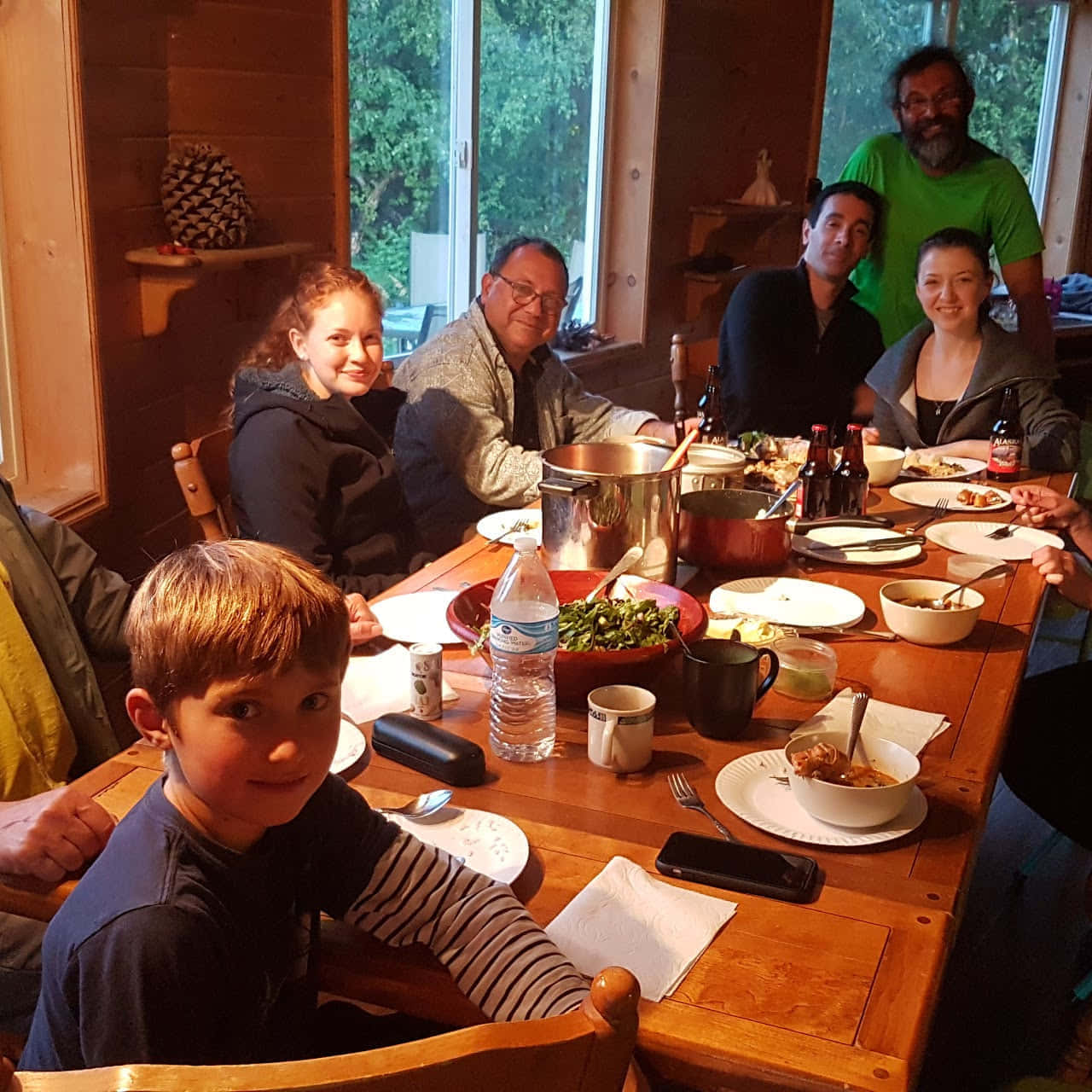 Ужин на базе